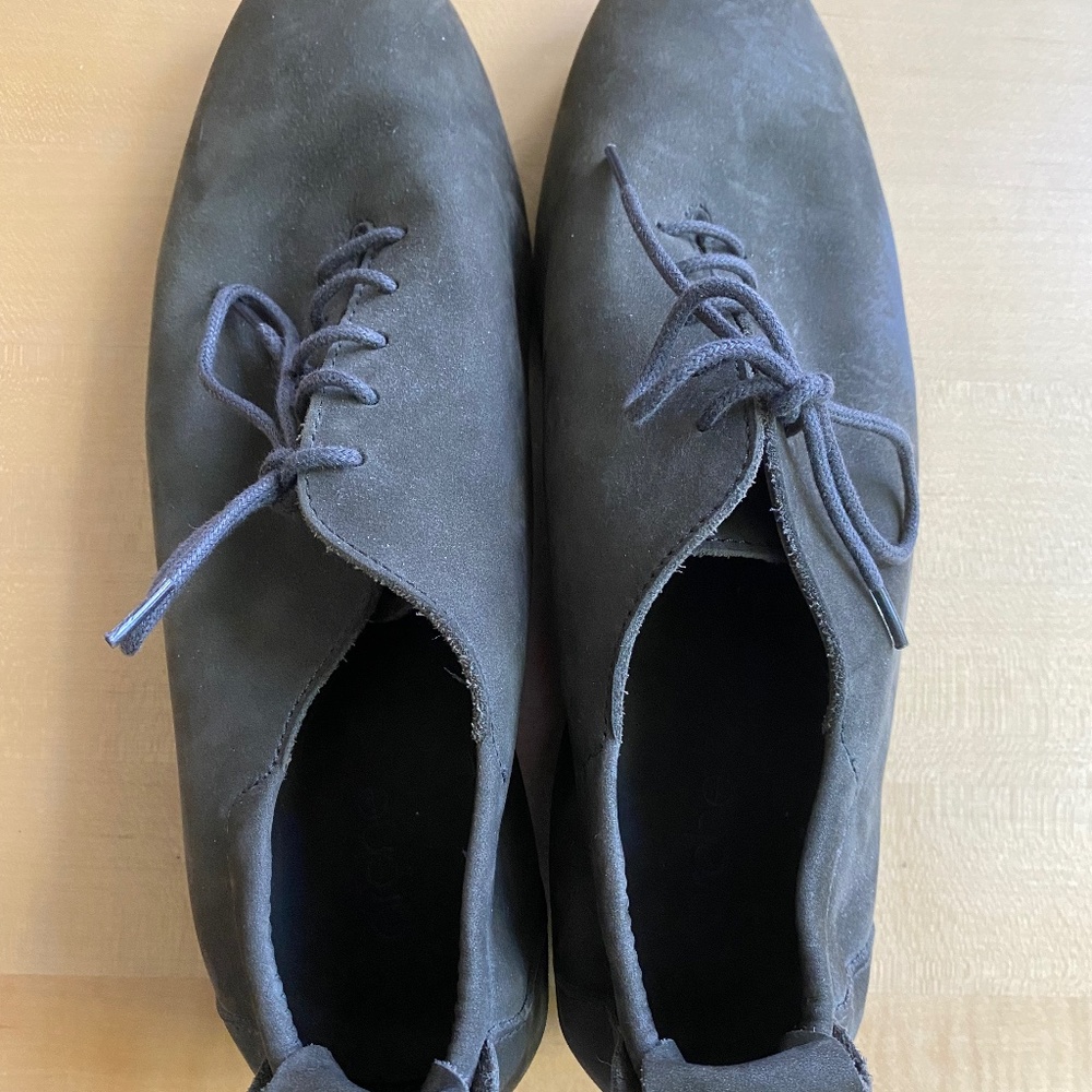 Arche lace-up nubuck shoes